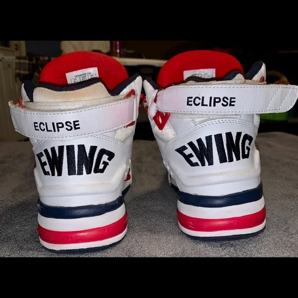 Patrick Ewing :ECLIPSE White/Navy/Red USA OG - Picture 3 of 7